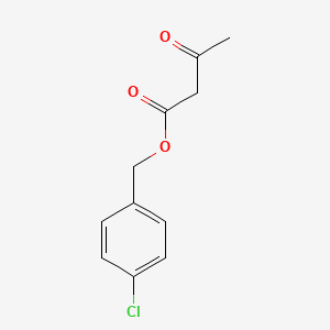 molecular formula C11H11ClO3 B14632528 (4-Chlorophenyl)methyl 3-oxobutanoate CAS No. 53779-68-3