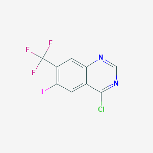 4-Chloro-6-iodo-7-(trifluoromethyl)quinazoline