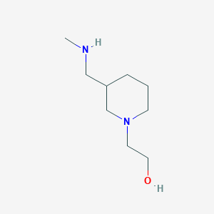 2-{3-[(Methylamino)methyl]piperidin-1-yl}ethanol