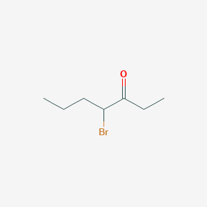 molecular formula C7H13BrO B14632606 4-Bromoheptan-3-one CAS No. 57246-65-8