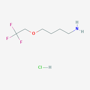 4-(2,2,2-Trifluoroethoxy)butan-1-amine hydrochloride