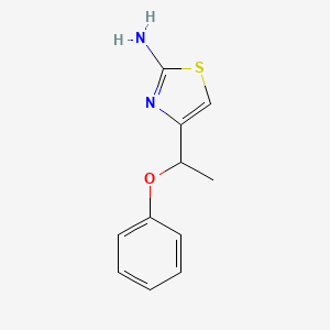 4-(1-Phenoxyethyl)-1,3-thiazol-2-amine