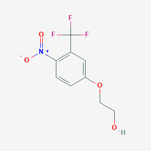 2-[4-Nitro-3-(trifluoromethyl)phenoxy]ethan-1-ol