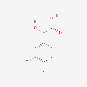 molecular formula C8H6F2O3 B146327 3,4-Difluoromandelic acid CAS No. 132741-29-8