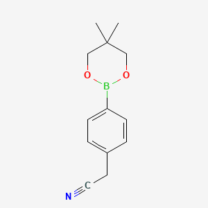 [4-(5,5-Dimethyl-1,3,2-dioxaborinan-2-yl)phenyl]acetonitrile