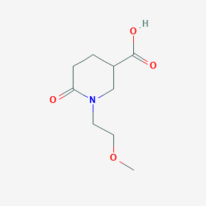 1-(2-Methoxyethyl)-6-oxopiperidine-3-carboxylic acid