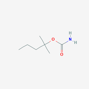 molecular formula C7H15NO2 B14632782 2-Methylpentan-2-yl carbamate CAS No. 52642-50-9