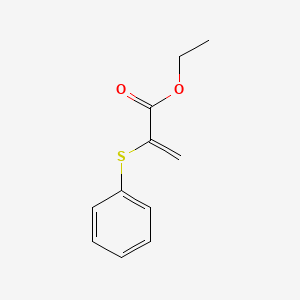 molecular formula C11H12O2S B14632793 2-Phenylthio ethyl acrylate CAS No. 56685-62-2