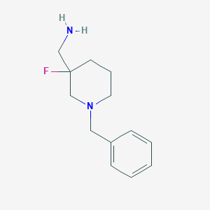 (1-Benzyl-3-fluoro-3-piperidyl)methanamine