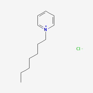 molecular formula C12H20ClN B14632886 Pyridinium, 1-heptyl-, chloride CAS No. 52584-70-0