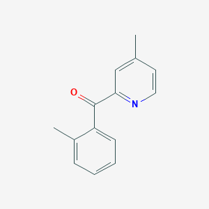 2-(2-Methylbenzoyl)-4-methylpyridine