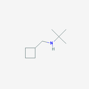 molecular formula C9H19N B1463292 N-(cyclobutylmethyl)-2-methylpropan-2-amine CAS No. 356539-84-9