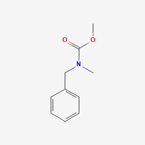 molecular formula C10H13NO2 B14632921 Carbamic acid, methyl(phenylmethyl)-, methyl ester CAS No. 56475-82-2