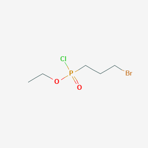 molecular formula C5H11BrClO2P B14632947 Ethyl (3-bromopropyl)phosphonochloridate CAS No. 54008-30-9