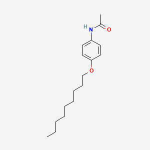 molecular formula C17H27NO2 B14632948 N-[4-(Nonyloxy)phenyl]acetamide CAS No. 55792-66-0