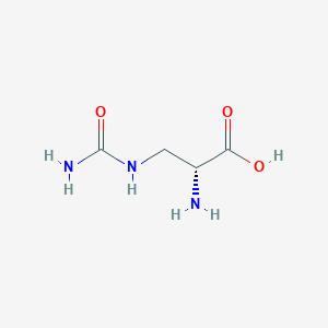 molecular formula C4H9N3O3 B014633 (2R)-2-amino-3-(carbamoylamino)propanoic acid CAS No. 134053-09-1