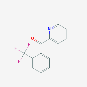 6-Methyl-2-(2-trifluoromethylbenzoyl)pyridine