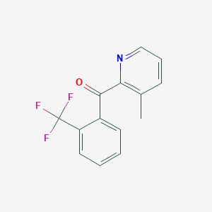 3-Methyl-2-(2-trifluoromethylbenzoyl)pyridine