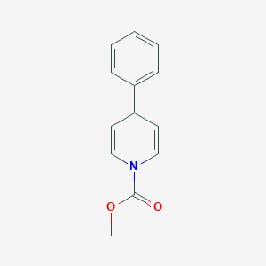 molecular formula C13H13NO2 B14633016 Methyl 4-phenylpyridine-1(4H)-carboxylate CAS No. 54732-54-6