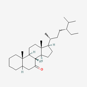 molecular formula C29H50O B14633041 Stigmastan-7-one CAS No. 55331-88-9