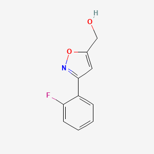 (3-(2-Fluorophenyl)isoxazol-5-yl)methanol