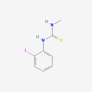 molecular formula C8H9IN2S B14633081 Thiourea, N-(2-iodophenyl)-N'-methyl- CAS No. 53305-87-6