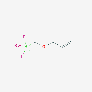 molecular formula C4H7BF3KO B1463309 Potassium allyloxymethyltrifluoroborate CAS No. 1279123-60-2