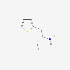 molecular formula C8H13NS B146331 1-(Thiophen-2-yl)butan-2-amine CAS No. 138769-16-1