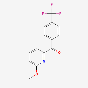 6-Methoxy-2-(4-trifluoromethylbenzoyl)pyridine