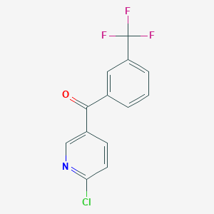 2-Chloro-5-(3-trifluoromethylbenzoyl)pyridine