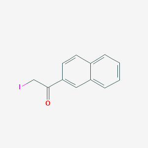 molecular formula C12H9IO B14633146 2-Iodo-1-(naphthalen-2-yl)ethan-1-one CAS No. 55116-99-9