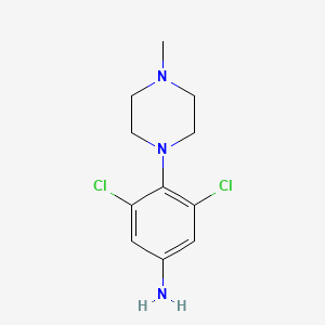 3,5-Dichloro-4-(4-methylpiperazin-1-yl)aniline