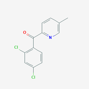 2-(2,4-Dichlorobenzoyl)-5-methylpyridine