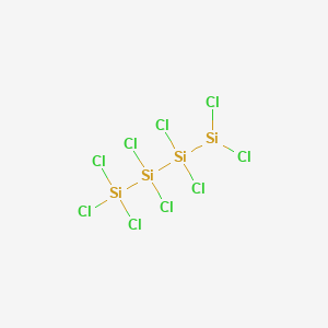 molecular formula Cl9Si4 B14633206 CID 13222376 