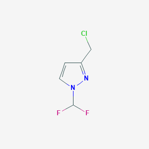 3-(Chloromethyl)-1-(difluoromethyl)-1H-pyrazole