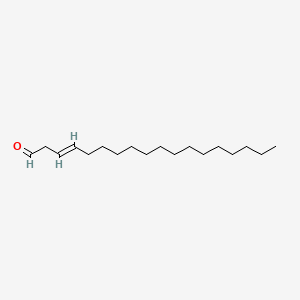 molecular formula C18H34O B14633282 3-Octadecenal CAS No. 56554-99-5