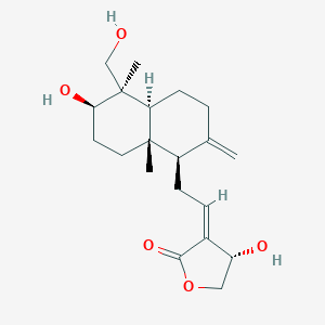 molecular formula C20H30O5 B146333 Andropanolide CAS No. 869807-57-8
