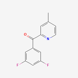 2-(3,5-Difluorobenzoyl)-4-methylpyridine