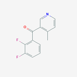 3-(2,3-Difluorobenzoyl)-4-methylpyridine