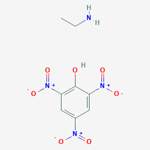 molecular formula C8H10N4O7 B14633333 Ethanamine;2,4,6-trinitrophenol CAS No. 53332-84-6