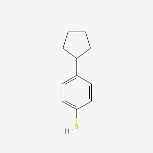 molecular formula C11H14S B14633348 4-Cyclopentylbenzene-1-thiol CAS No. 54997-85-2
