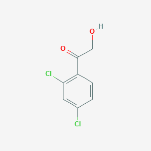 molecular formula C8H6Cl2O2 B146334 1-(2,4-Dichlorophenyl)-2-hydroxyethanone CAS No. 137958-96-4