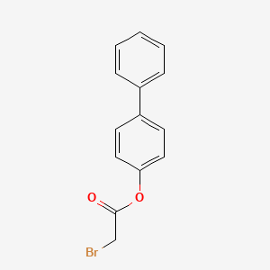 molecular formula C14H11BrO2 B14633421 Biphenyl-4-yl bromoacetate CAS No. 55987-39-8