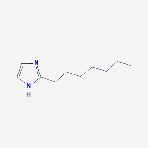 molecular formula C10H18N2 B14633450 2-Heptyl-1H-imidazole CAS No. 56750-07-3