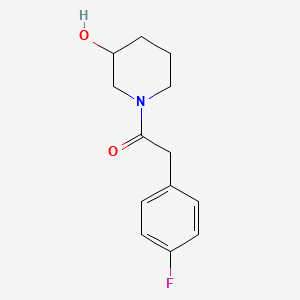 2-(4-Fluorophenyl)-1-(3-hydroxypiperidin-1-yl)ethan-1-one