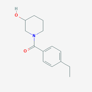 molecular formula C14H19NO2 B1463350 1-(4-Ethylbenzoyl)piperidin-3-ol CAS No. 1088176-13-9