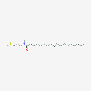 molecular formula C22H41NOS B14633513 N-[3-(Methylsulfanyl)propyl]octadeca-9,12-dienamide CAS No. 55708-49-1