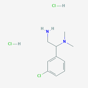 2-(N,N-Dimethylamino)-2-(3-chlorophenyl)ethylamine 2hcl