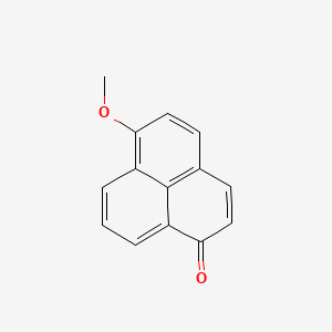 molecular formula C14H10O2 B14633525 6-methoxy-1H-phenalen-1-one CAS No. 55667-75-9