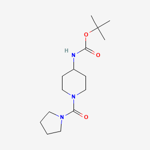 Tert-butyl [1-(pyrrolidin-1-ylcarbonyl)piperidin-4-yl]carbamate